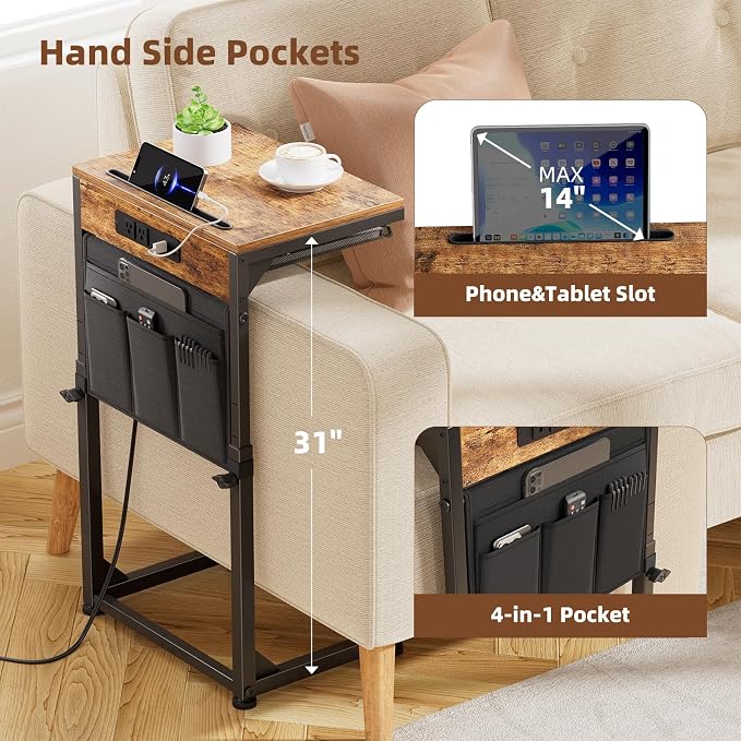 Simple Trending Side Table, C Shaped End Table - Image 3