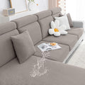 Smiry Waterproof Couch Cushion Covers, Stretch Jacquard Thick Sofa Cushion by Smiry