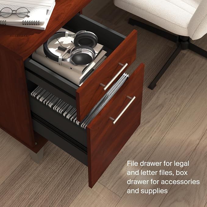 Bush Home 60-Inch L-Shaped Desk - Image 6