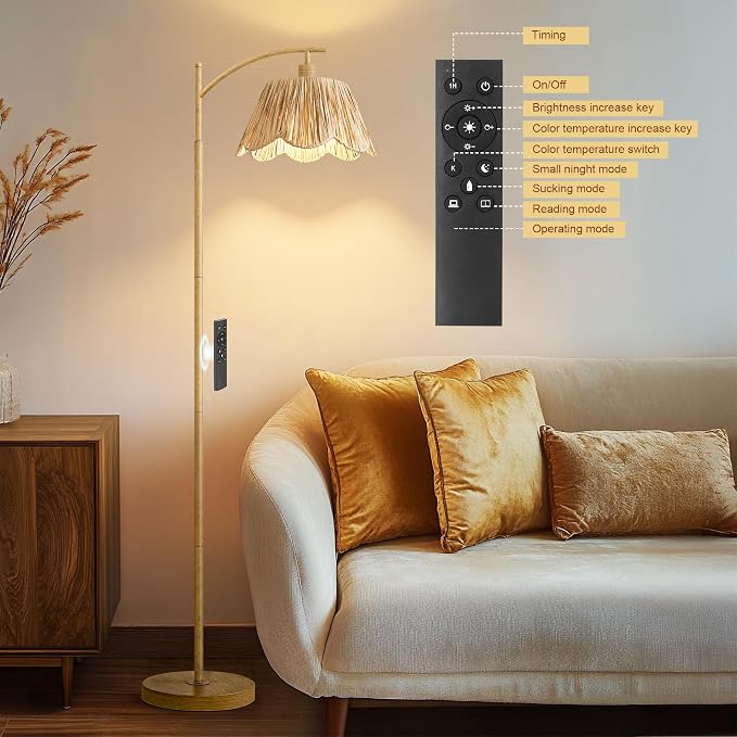 Oneach Arc Floor Lamp for Living Room - Image 6