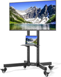 Heavy-Duty Rolling TV Stand for 32–85" Screens — Supports 187 lbs, Stable by ECOTINY