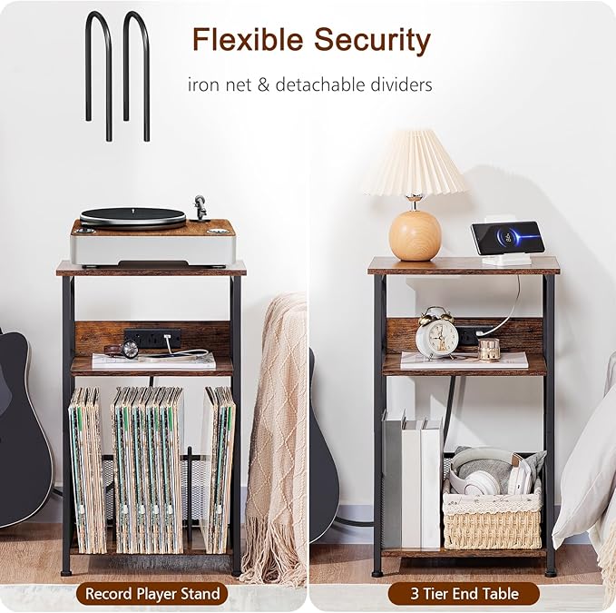 AMHANCIBLE Record Player Stand - Image 5