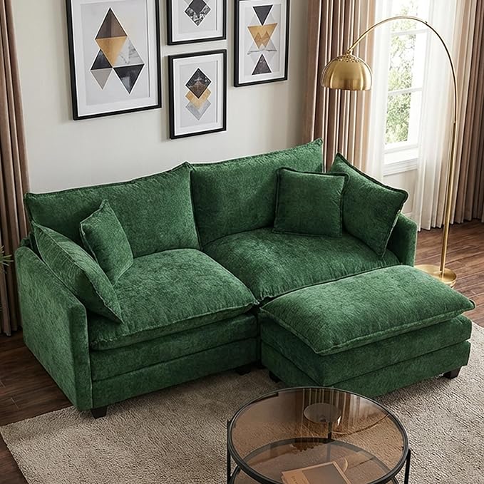 78” Modular Sectional Sofa, L Shaped Cloud Couch by Unknown