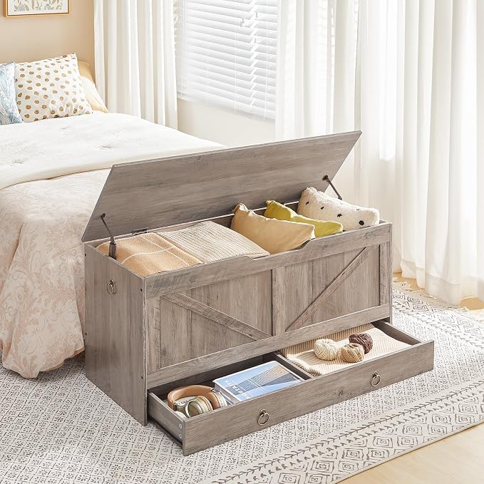 HOOBRO Storage Chest, 43.3" Toy Chest - Image 4