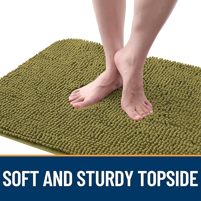 OLANLY Dog Door Mat for Muddy Paws 50x30, Absorbs Moisture and Dirt, Absorbent - Image 4