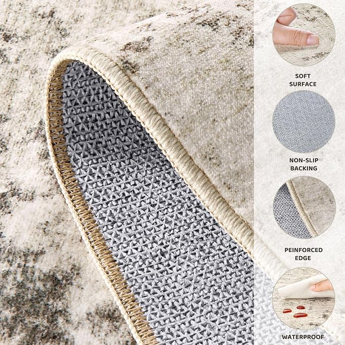 UERMEI 10x12 Area Rug Living Room Rugs - Image 8