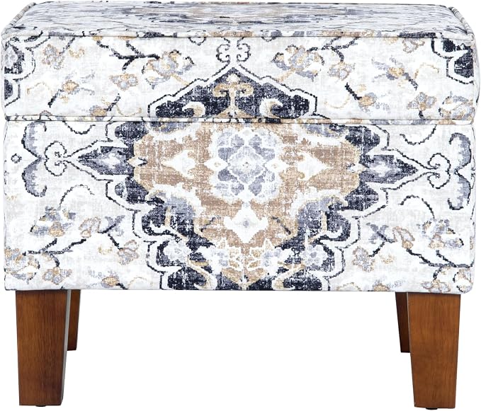 Homepop Home Decor |K7646-A862 | Upholstered Modern Rectangular Storage Ottoman - Image 10