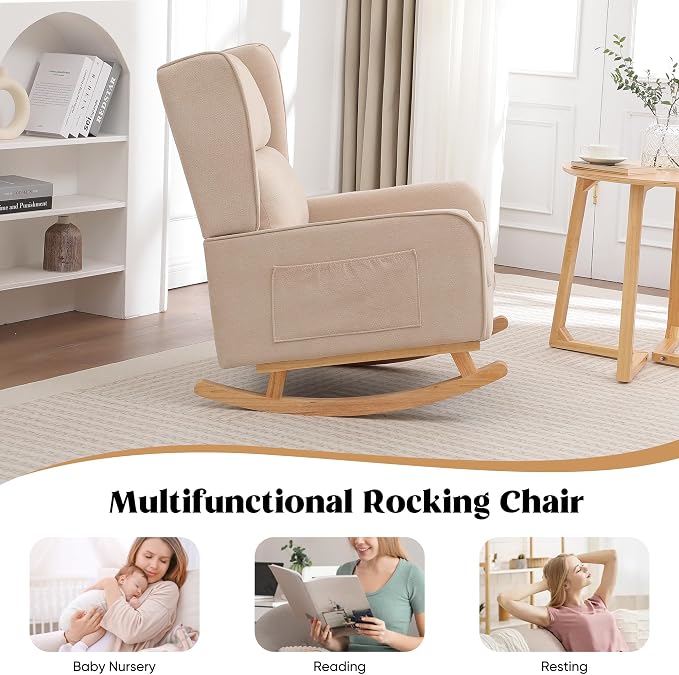 HCHAIRH Nursery Rocking Chairs, Rocking Chair Nursery - Image 7