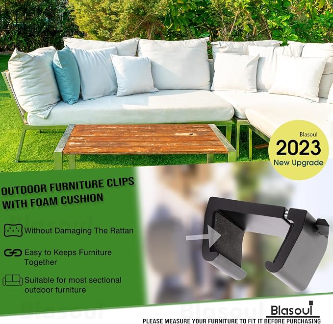 Blasoul Universal Heavy-Duty Outdoor Furniture Clips - Image 8