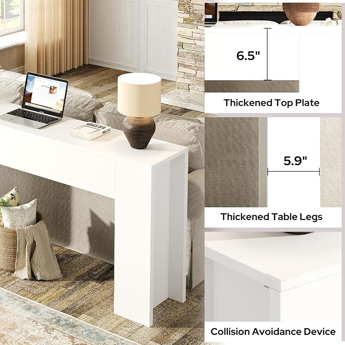 UNIQUITE 63-Inch Long Console Table - Image 3