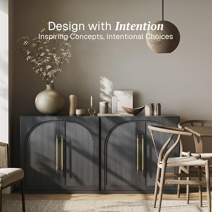 BELLEZE Set of 2 Modular Sideboard - Image 3