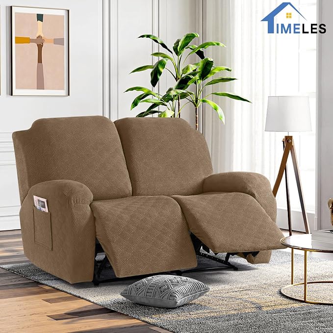 Timeles Recliner Covers Recliner Loveseat Covers Reclining Couch Covers Sofa - Image 7