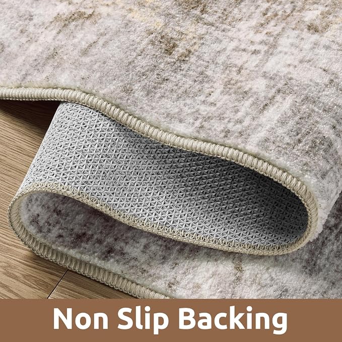 AMOAMI 2 x 6 Hallway Runner Rug Non Slip Super Soft Runner Rugs Machine - Image 3