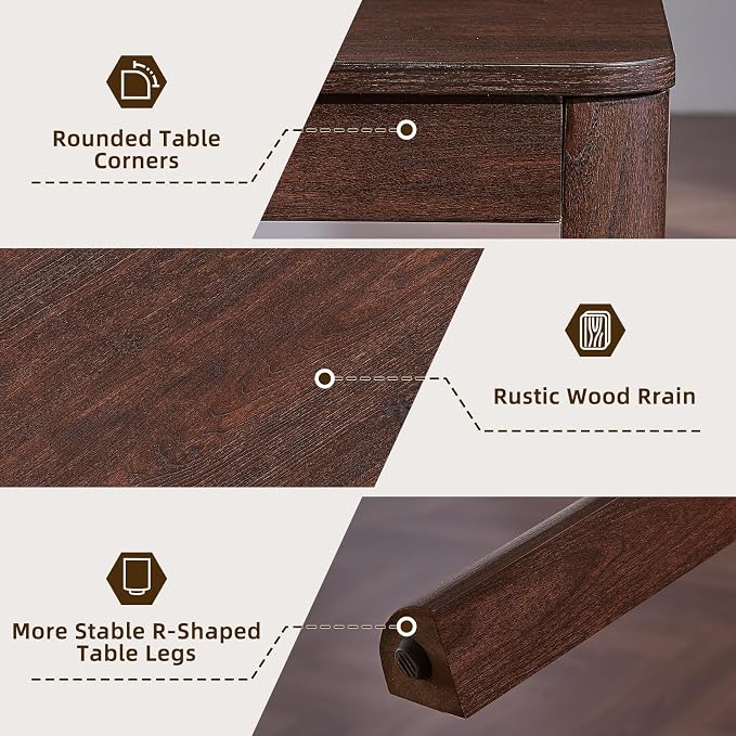 Joaxswe Farmhouse Nesting Tables Set of 3, Living Room Table Set - Image 3