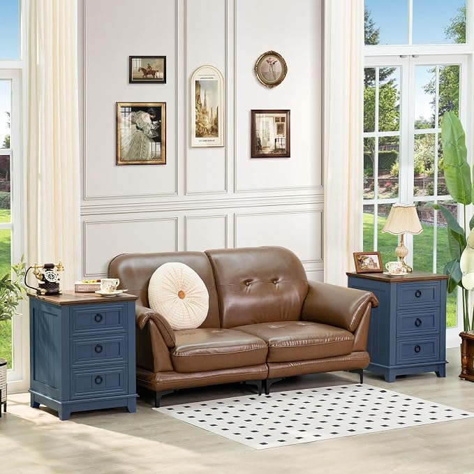 Joaxswe Farmhouse Coffee Table Set of 3, Furniture Set, Coffee Table - Image 6