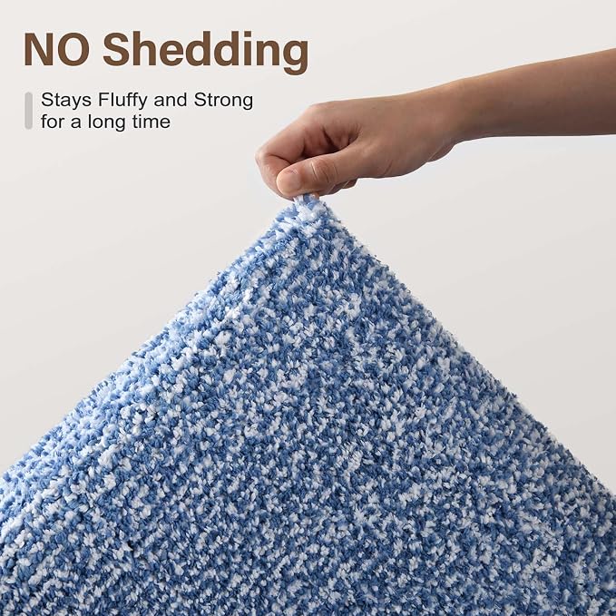 70x24 Long Bathroom Rugs Washable Non Slip, Soft Absorbent Quick Dry Mats - Image 8
