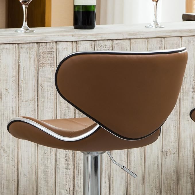 Roundhill Furniture Masaccio Cushioned Leatherette Upholstery Airlift - Image 4