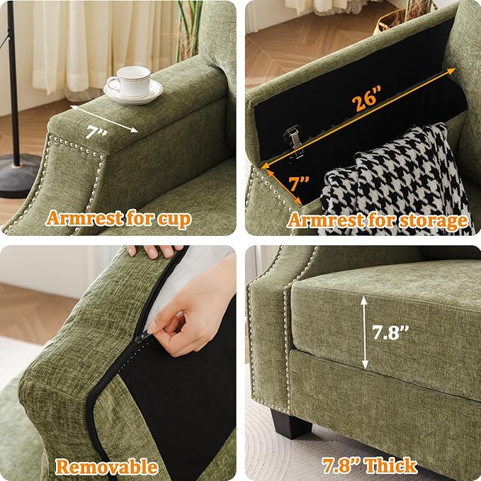 Rexulqo Oversized Accent Chair - Image 8