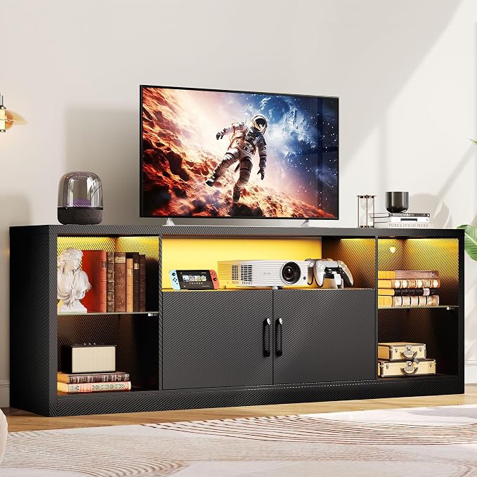 IRONCK TV Stand for TVs 80 inch by IRONCK