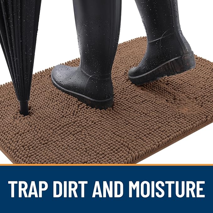 OLANLY Dog Door Mat for Muddy Paws 70x32, Absorbs Moisture and Dirt, Absorbent - Image 2