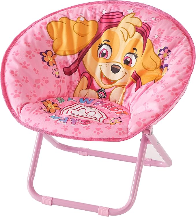 Paw Patrol Skye Toddler 19” Folding Saucer™ Chair by IdeaNuovaCharacterShop