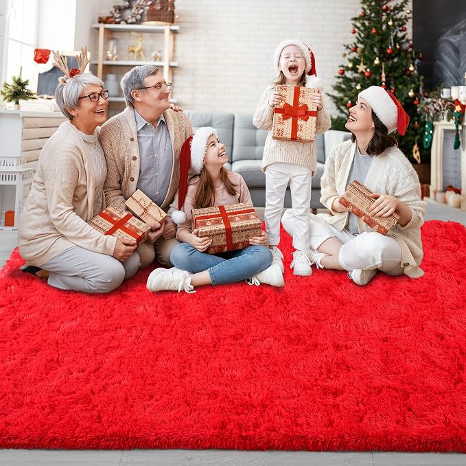 Chicrug Soft Area Rugs for Bedroom Living Room Plush Fluffy Rug 5x8 Feet - Image 7