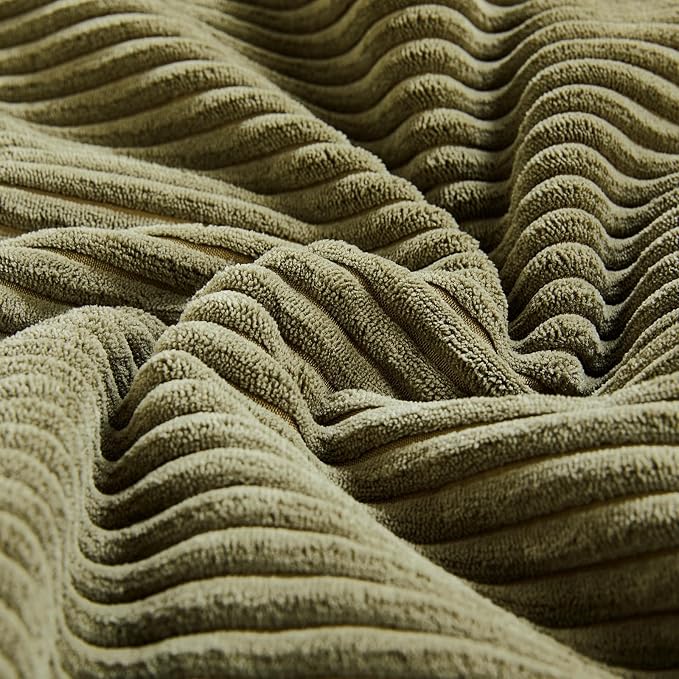 Fancy Homi 2 Packs Olive Green Lumbar Decorative Throw Pillow Covers 16x28 Inch - Image 5