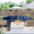 ECOTOUGE 8-Piece Half-Moon Curved Patio Furniture Set by ECOTOUGE