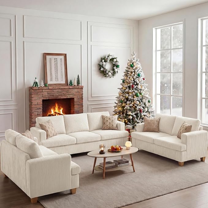 Apicizon 89'' 3-Seat Sofa Couch - Image 4