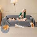 Loiion Velvet Sofa Cover, Ultra Soft Waterproof Non-Slip Couch Cover by Loiion