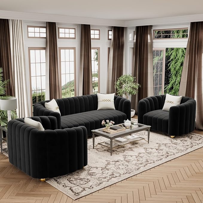 42" Velvet Sofa Chair for Living Room, Modern Single Sofa - Image 8
