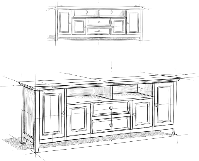 SIMPLIHOME Amherst TV Stand - Image 14