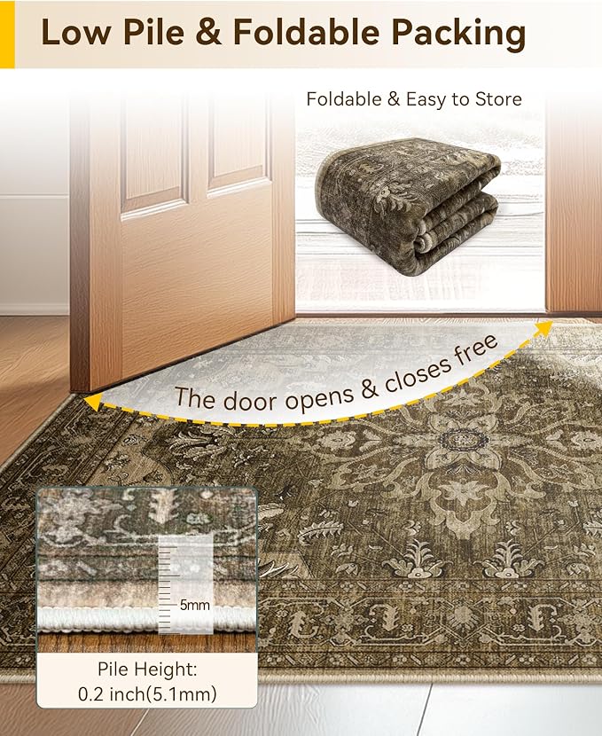 Area Rugs 2'x3' Kitchen Rugs Entry Rug Small Rugs - Image 3
