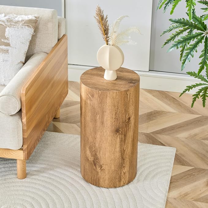 21.6''H Boho Cylinder Side Table - Image 4