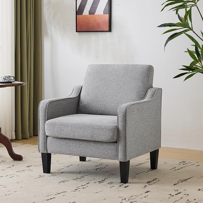 VINGLI Accent Chairs for Living Room Mid Century Modern Chair Sofa Chair by VINGLI