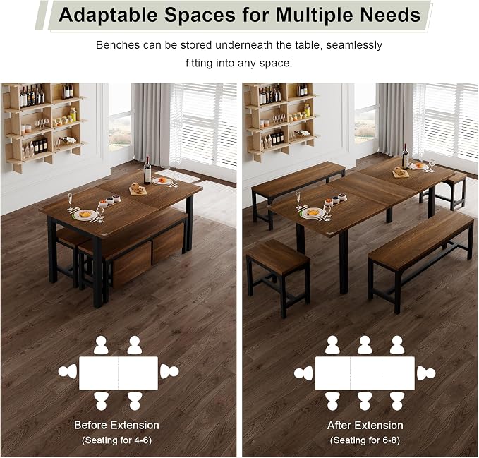 Feonase 5-Piece Dining Table Set - Image 4