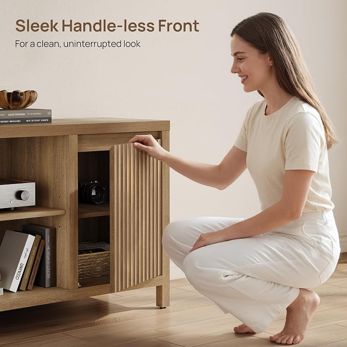 SICOTAS Fluted TV Stand for 55 65 inch TV - Image 7