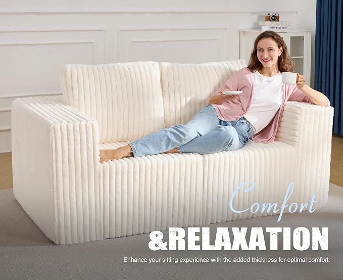Modular Sectional Sofa 2 Seater Loveseat Modular Couch - Image 3