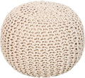 REDEARTH · Round Pouf Ottoman by REDEARTH