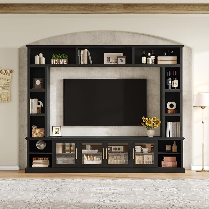 Merax 95" Entertainment Center for TVs up to 80", All-in-One TV Stand - Image 8