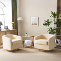 VINGLI 360°Swivel Accent Chairs Set of 2 by VINGLI