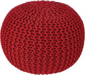 · REDEARTH · Round Pouf Ottoman by REDEARTH