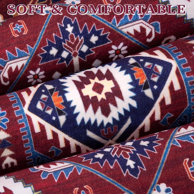 SERISSA Boho Rugs for Entryway, 2x3 Washable Non-Slip Rug Small Area Rug - Image 6