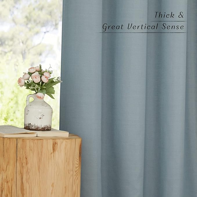 NICETOWN Linen 36 inch Curtains - Image 7