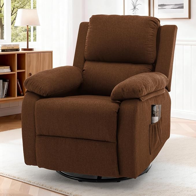 Korser Recliner Chair, 360 Swivel Rocker Chair - Image 8