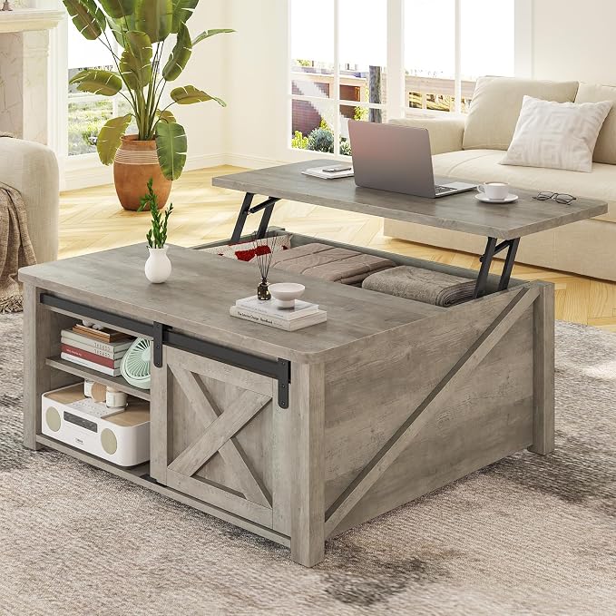 SEDETA 31.5" Lift Top Coffee Table - Image 9