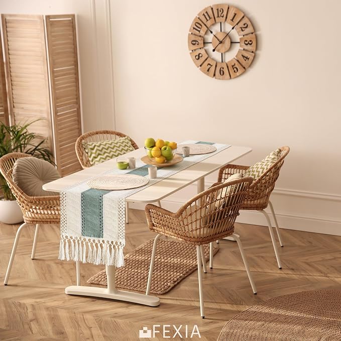 FEXIA Sage Green Table Runner 90 Inches Long - Image 7