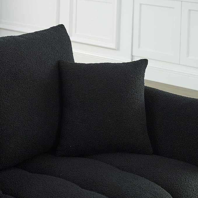 Antetek Teddy Sofa Set for Living Room, 2 Pieces Modern Deep Seat Oversized - Image 8