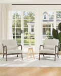 Garvee Mid-Century Accent Chair Set of 2, Cozy Reading Chair, Modern Lounge by Garvee