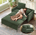 Welzona 47.2" Convertible Sofa Bed Couch, Comfy Corduroy Loveseat Sleeper Sofa by WelzonaDirect